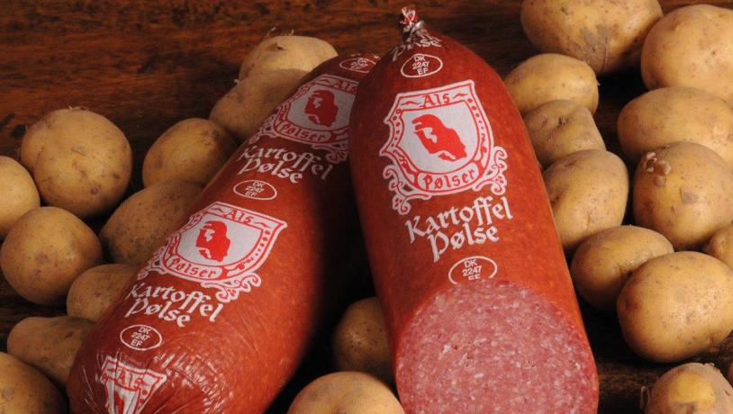 Sønderjysk Kartoffelpølse fra Als Pølser