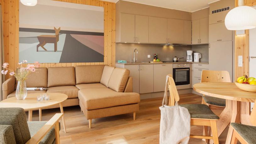 Feriehus indenfra på Center Parcs Nordborg Resort