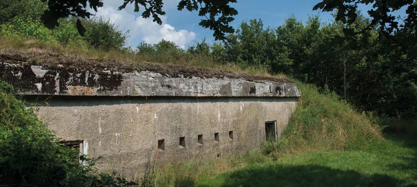 Andholm Batteri - een intacte bunker in Zekeringspositie Noord