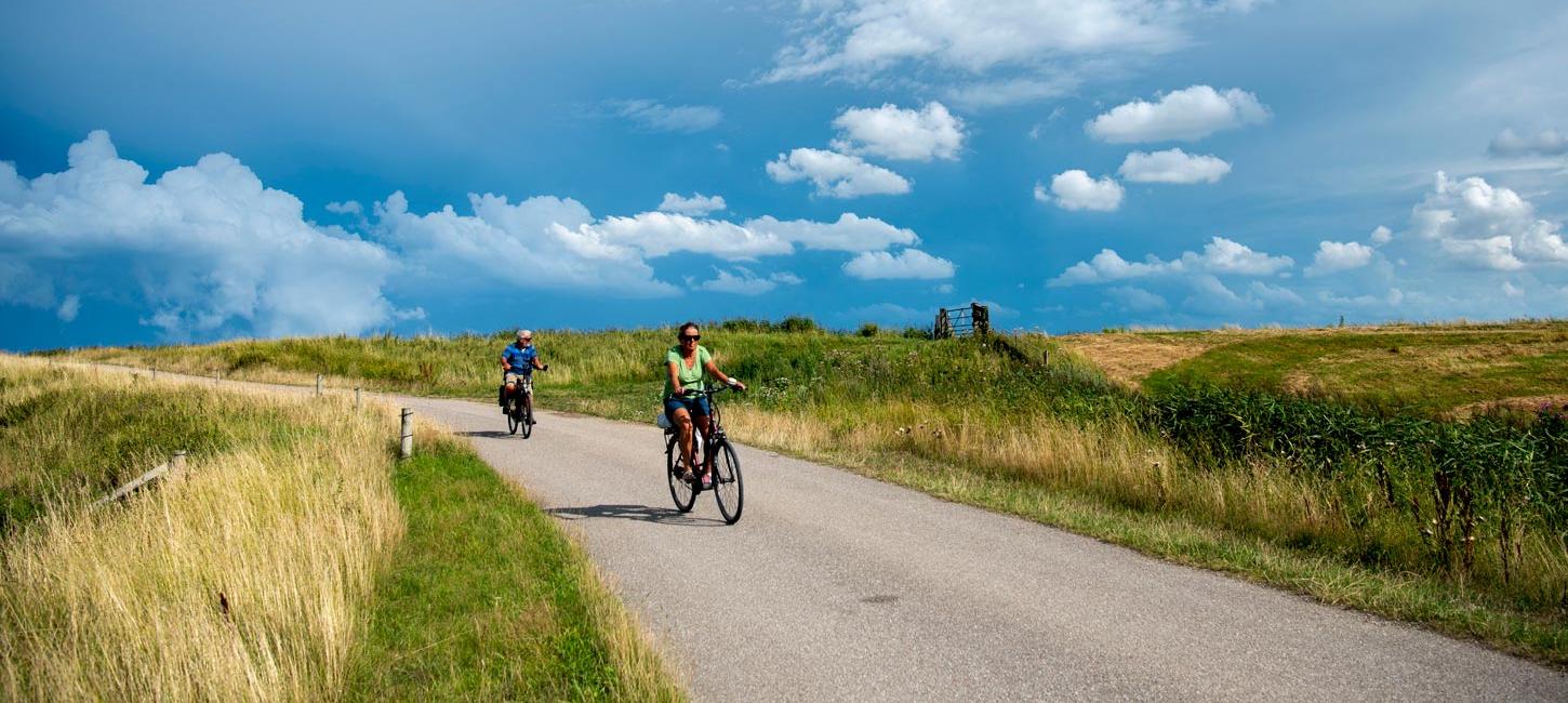 Fietsers op de Westkustroute