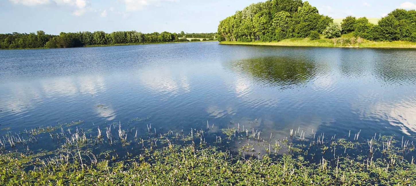 Een van de meren in Naturpark Nordals