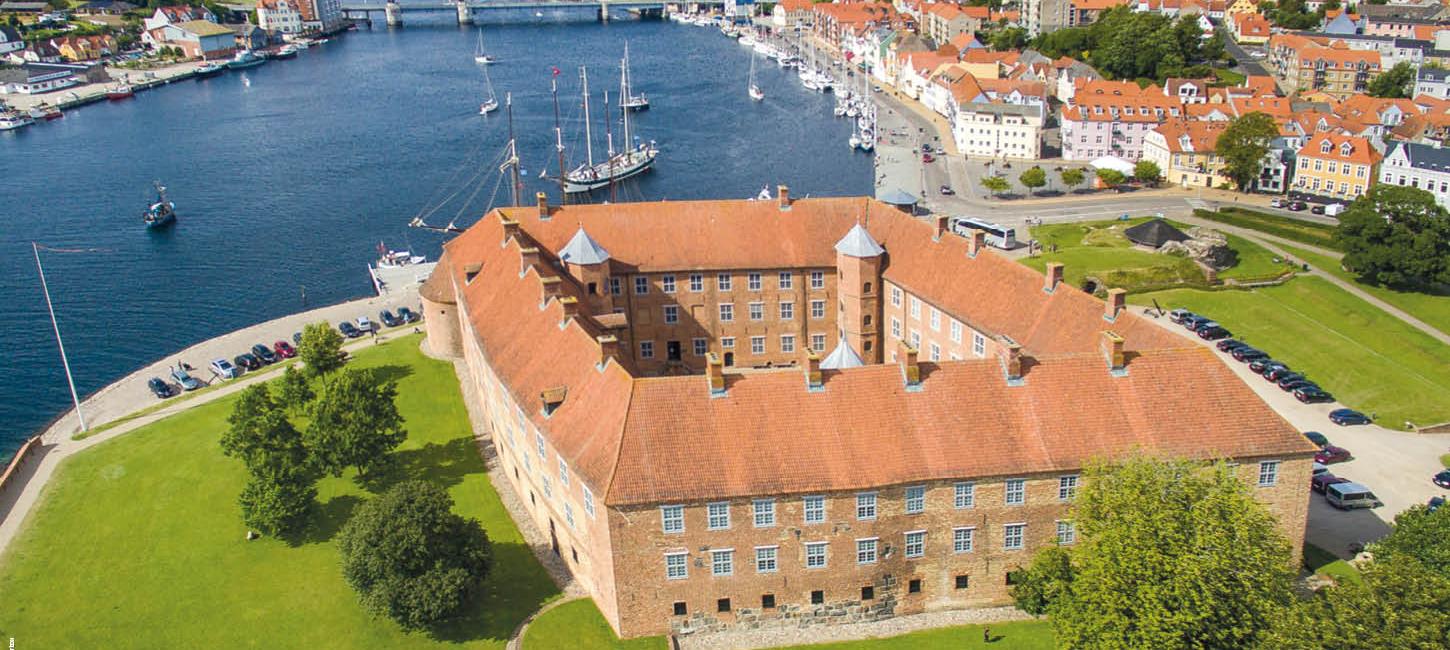 Luftfoto af Sønderborg Slot