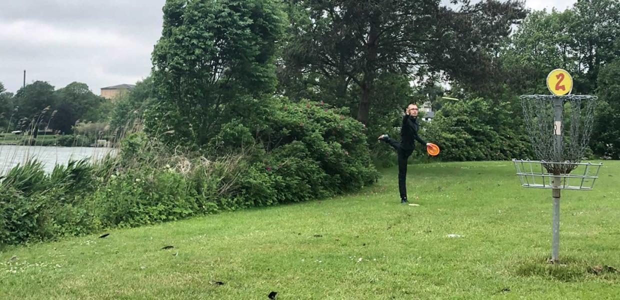 Disc Golf i Haderslev Dampark