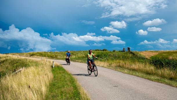 Fietsers op de Westkustroute