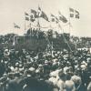 Archieffoto van het Herenigingsfeest in 1920 op Dybbøl Banke