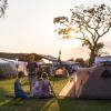Kampeerplezier in de zon op Gammelbro Camping