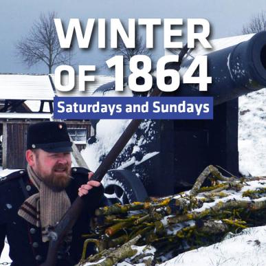 Vinter rundvising Historiecenter Dybbøl banke 2025