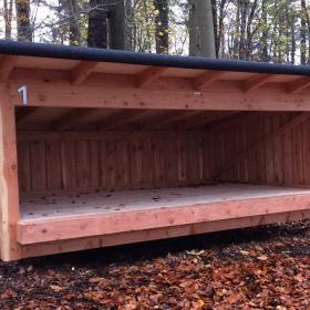 Shelters in Kollund Skov