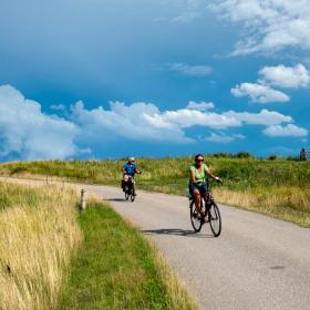 Fietsers op de Westkustroute